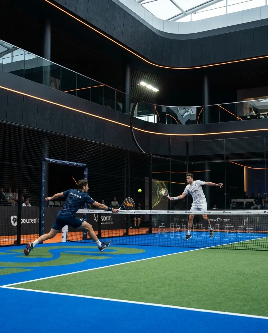 Match de padel sur terrain LIFEFIT