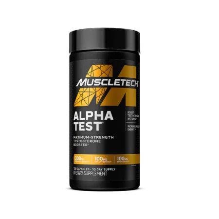 ALPHA TEST - 120 CAPSULES - MUSCLETECH