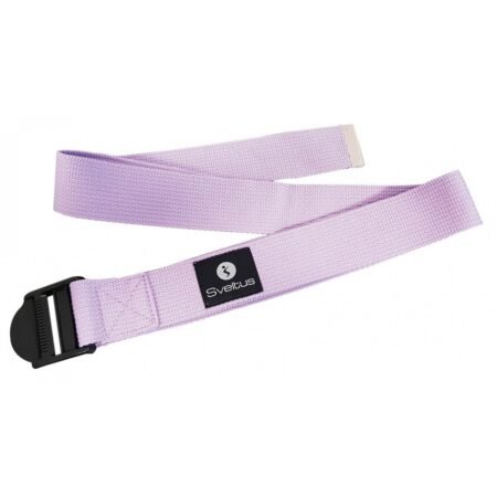 Sangle de yoga lilas fourreau