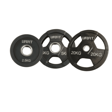 DISQUE OLYMPIQUE AVEC POIGNÉ - LIFEFIT