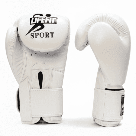 GANT BOX PROFESSIONNEL EN CUIR BLANC- LIFEFIT