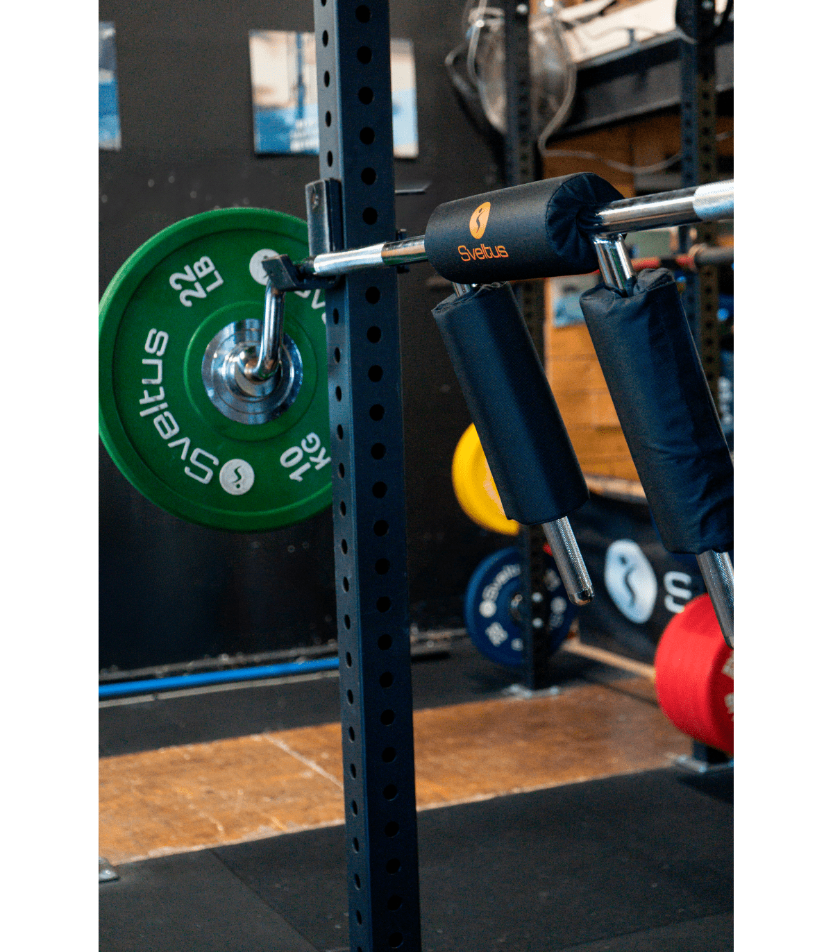 Safety squat bar 220 cm + 2 stop-disques – Image 3