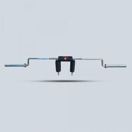 Safety squat bar 220 cm + 2 stop-disques