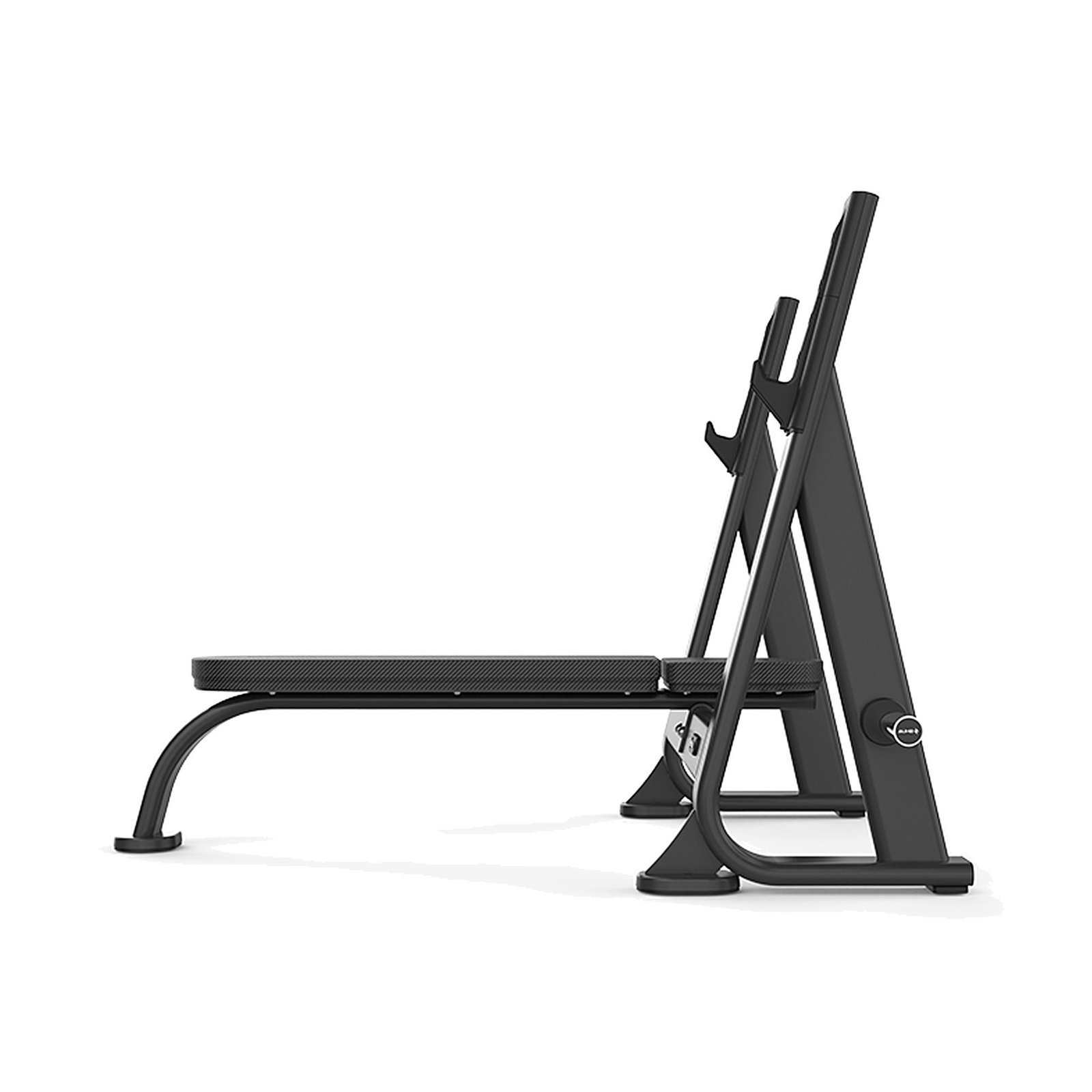 Banc de developpe couche olympique SHUA SH-G8871 vu de profil, chassis en A - LIFEFIT Abidjan